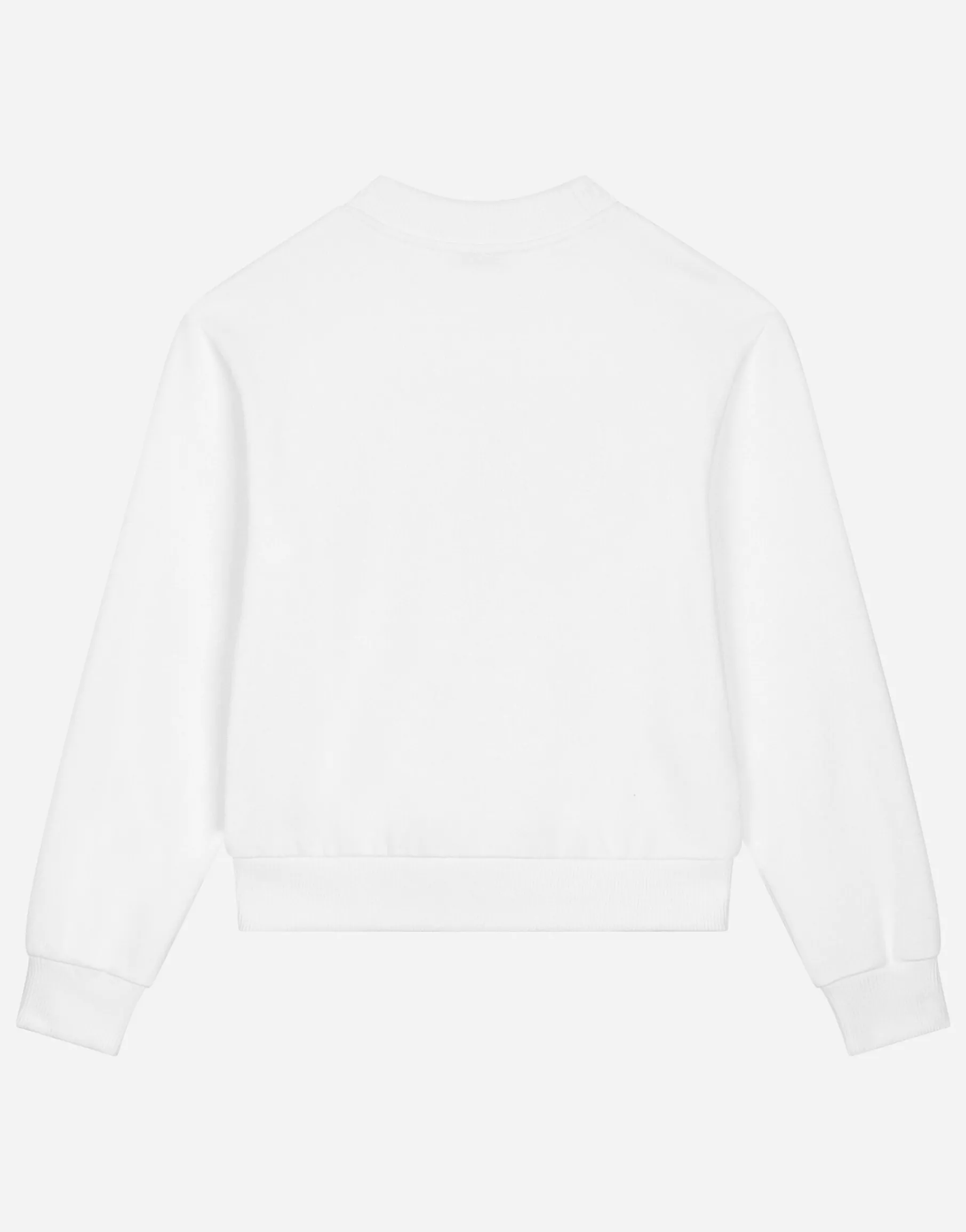 Jersey sweatshirt with DG logo print