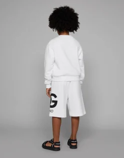 Jersey sweatshirt with DG logo print