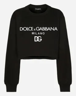 Jersey sweatshirt with Dolce&Gabbana print