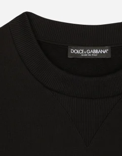 Jersey sweatshirt with Dolce&Gabbana print