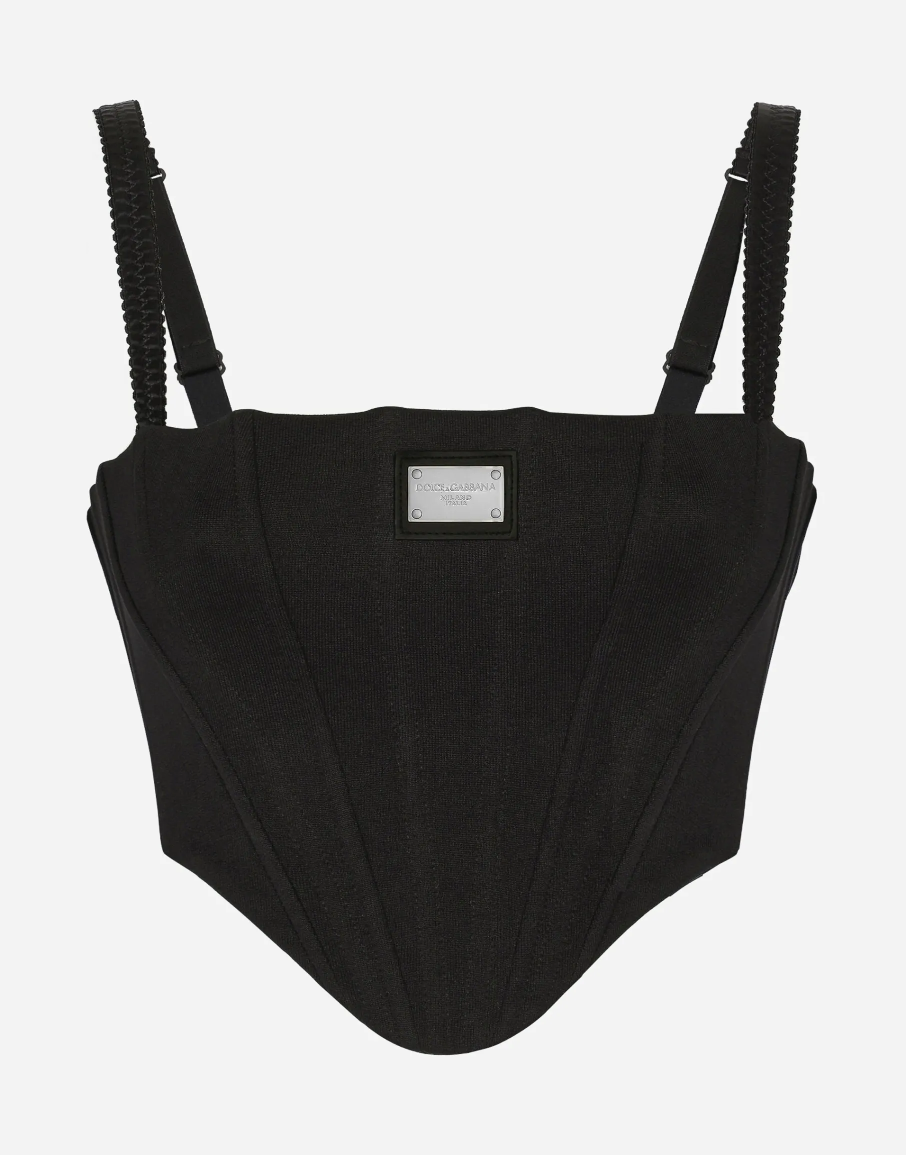 Jersey top with straps and the Dolce&Gabbana tag