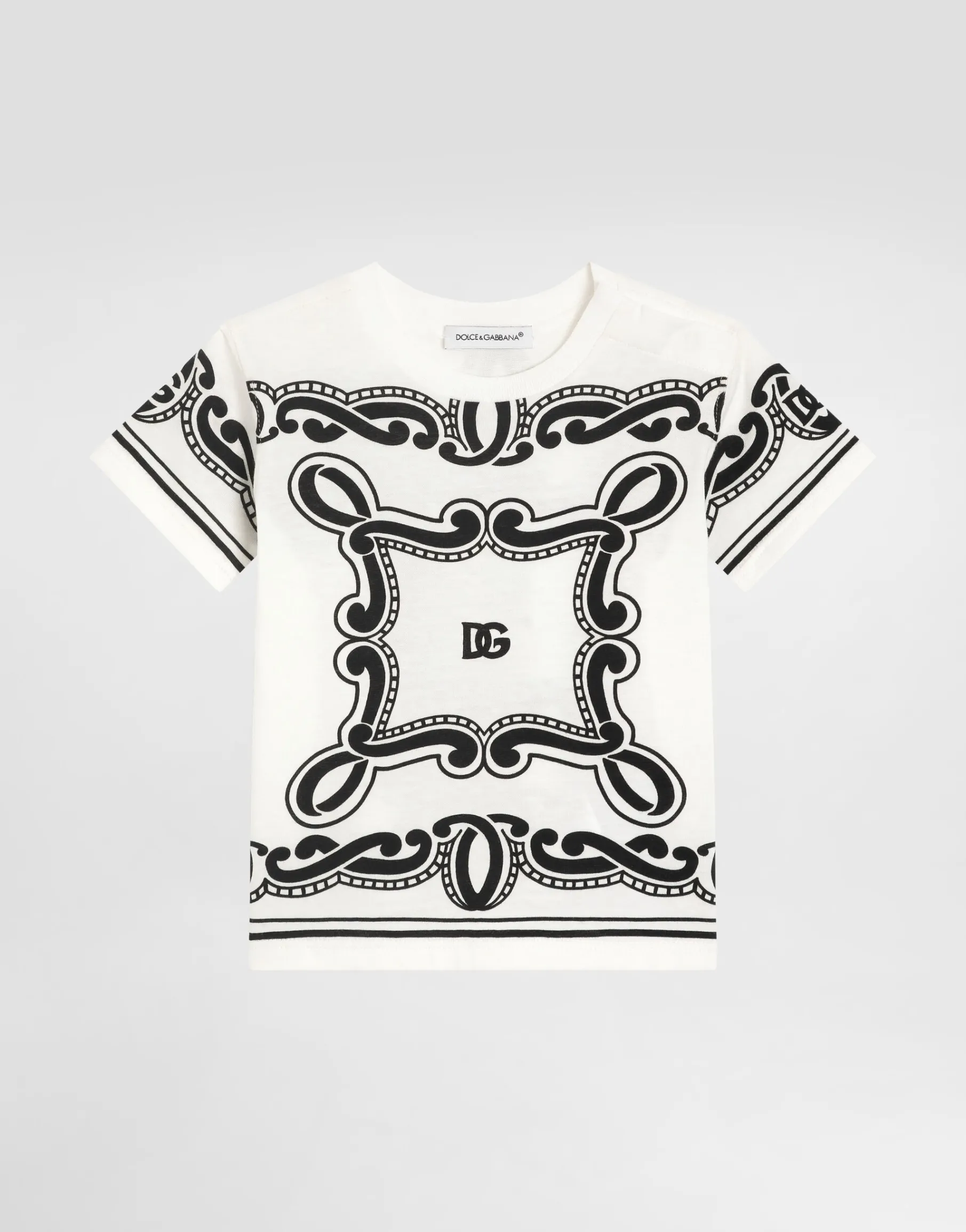 Jersey T-shirt with bandanna print