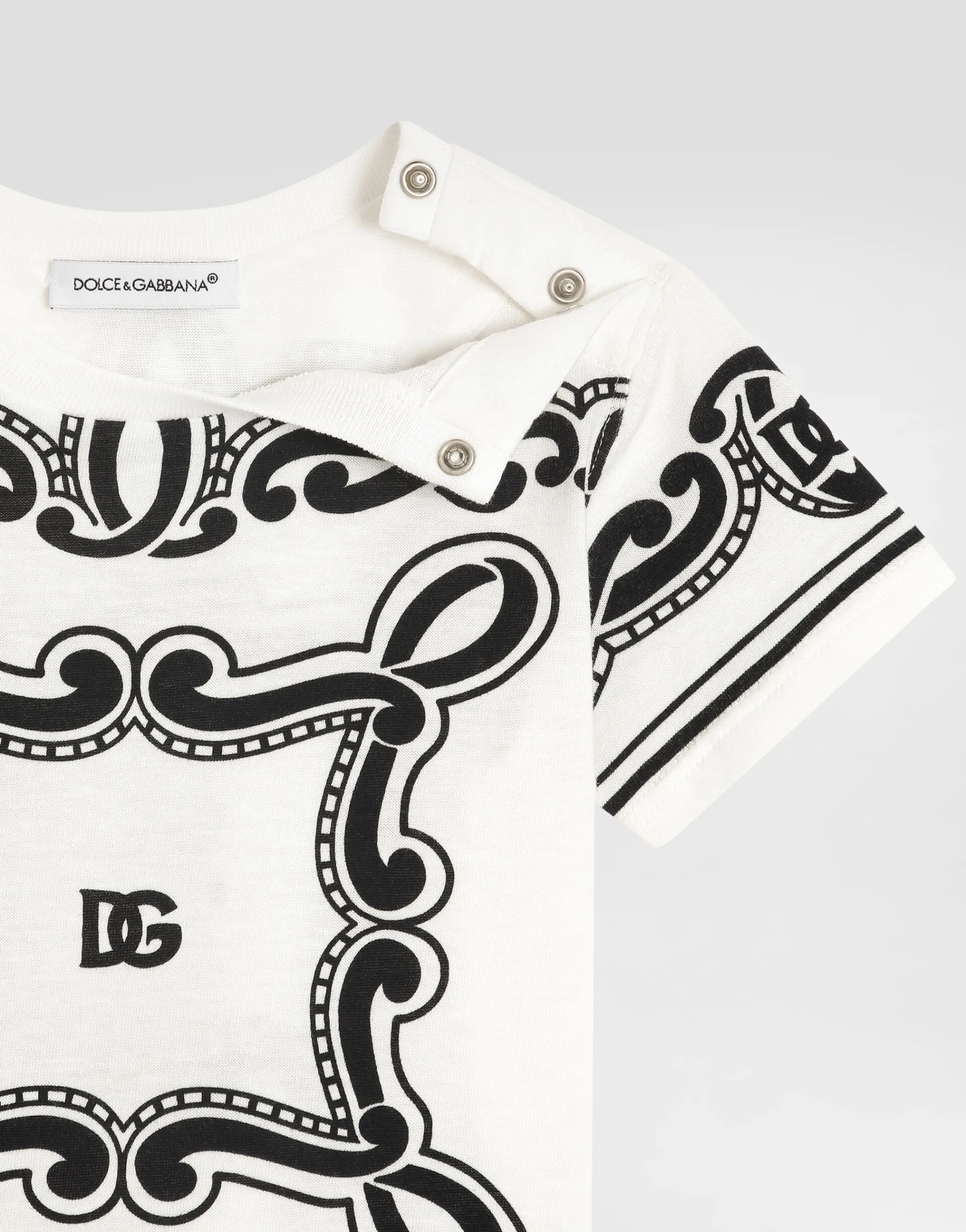 Jersey T-shirt with bandanna print