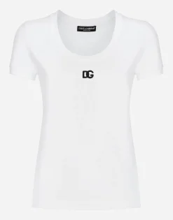 Jersey T-shirt with DG logo