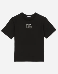 Jersey T-shirt with DG logo