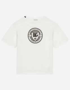 Jersey T-shirt with DG logo