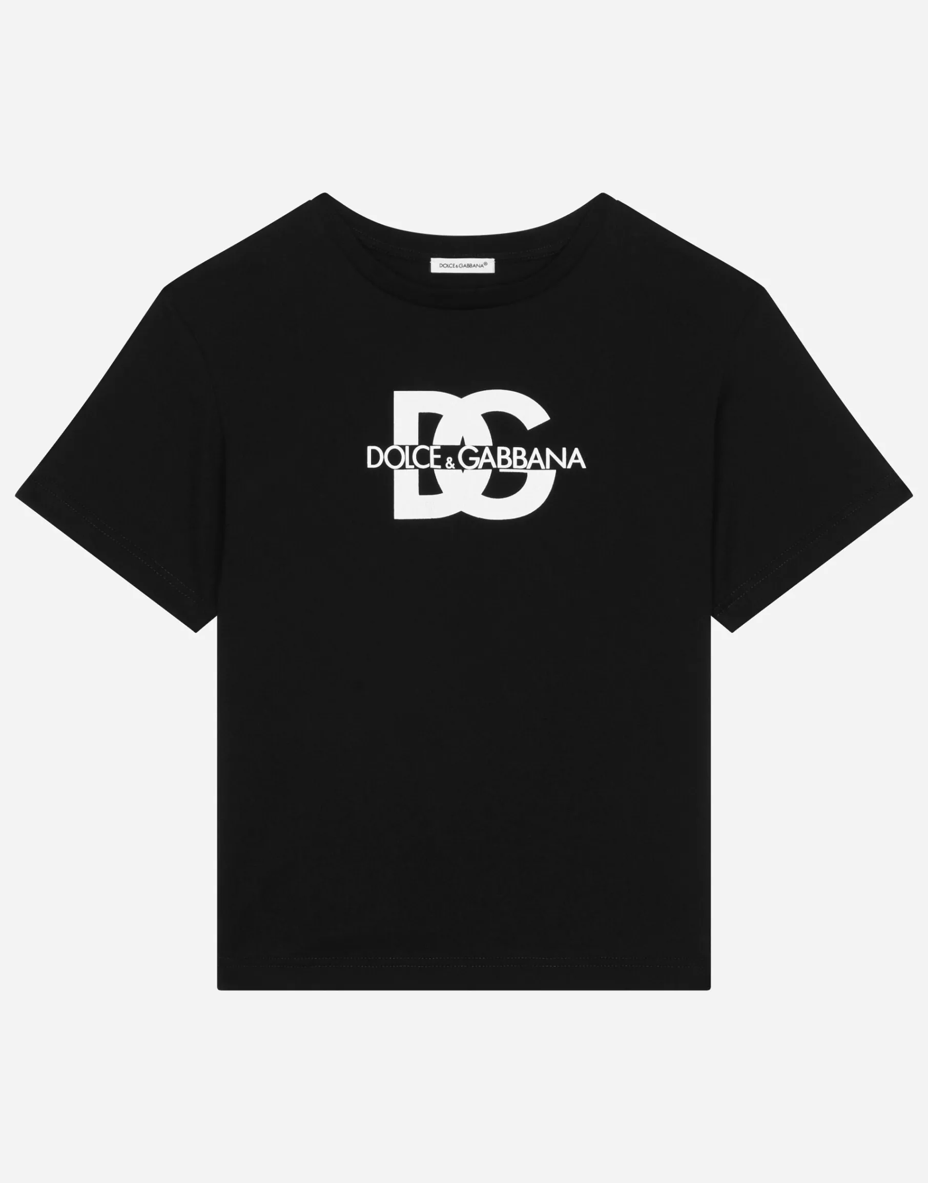 Jersey T-shirt with DG logo print