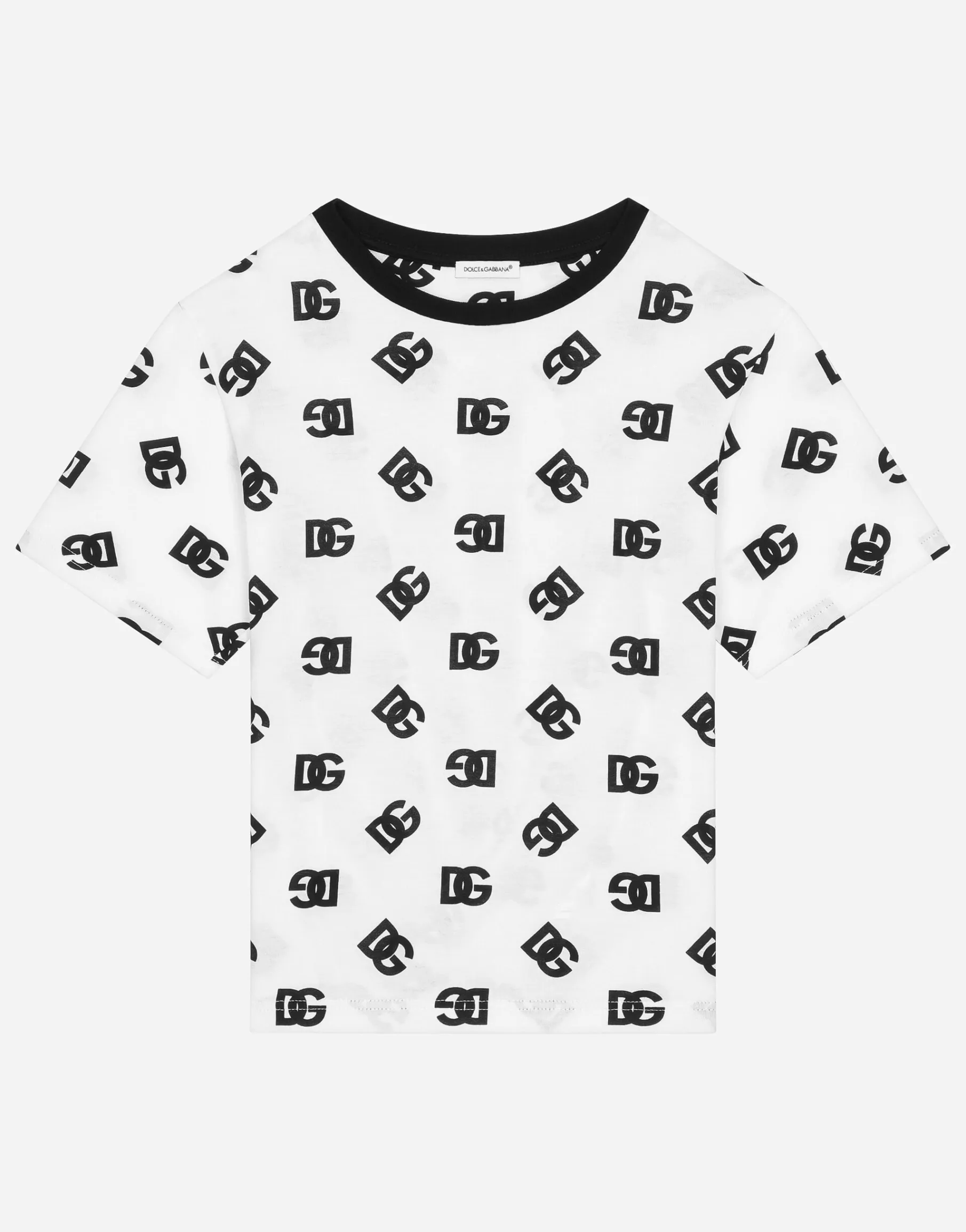 Jersey T-shirt with DG logo print