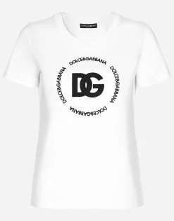 Jersey T-shirt with DG logo