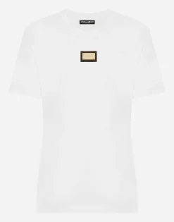 Jersey T-shirt with DG logo tag