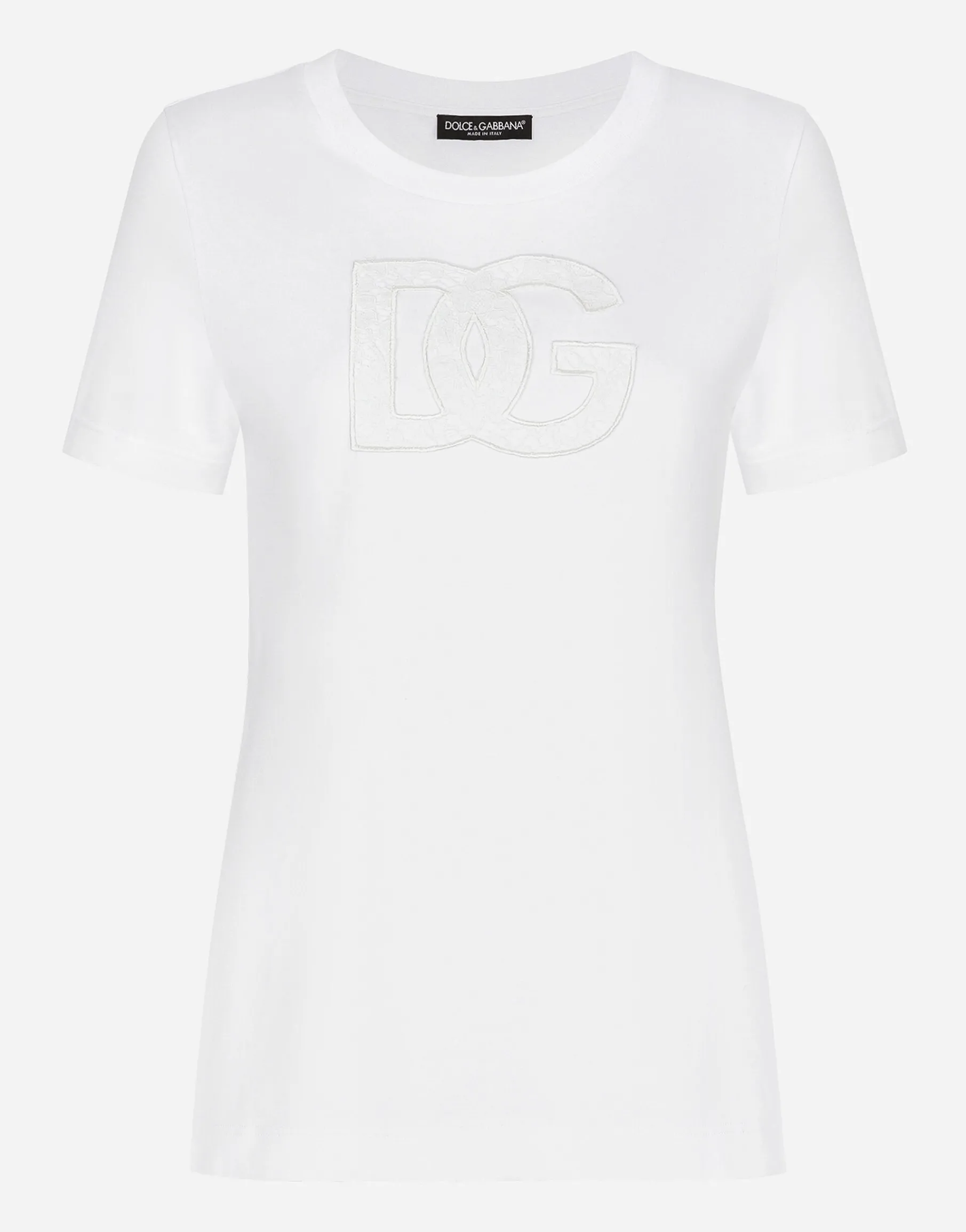 Jersey T-shirt with DG logo patch