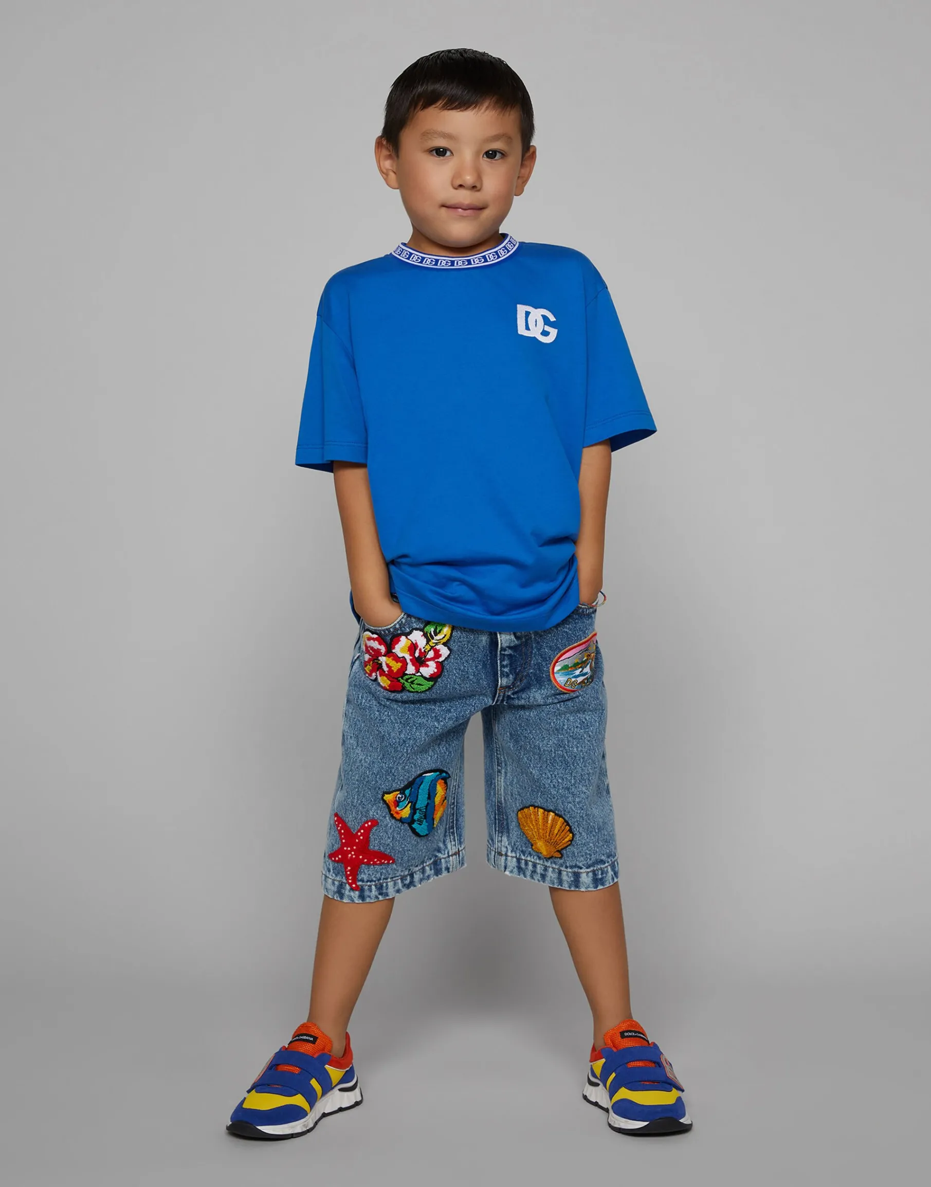Jersey T-shirt with DG logo