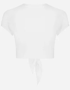 Jersey T-shirt with DG logo and knot detail