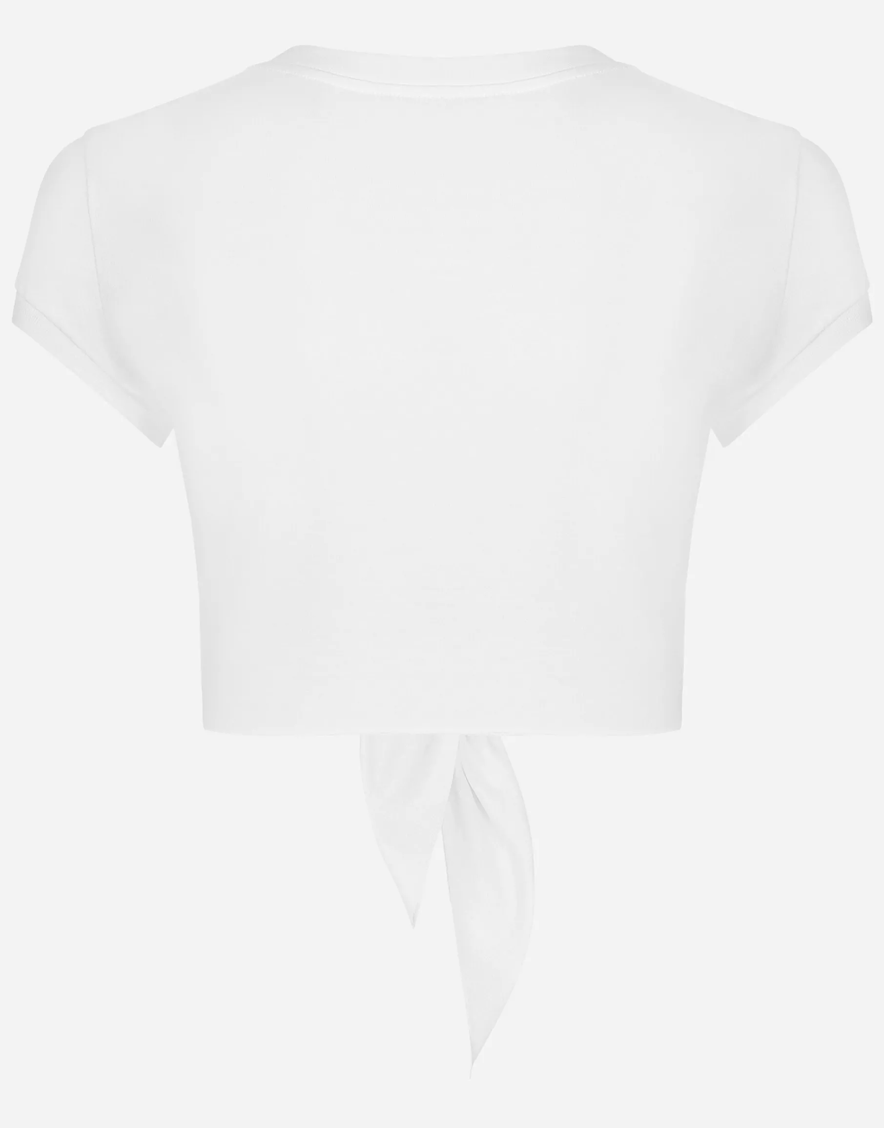 Jersey T-shirt with DG logo and knot detail