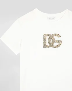 Jersey T-shirt with DG logo