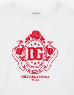 Jersey T-shirt with DG logo