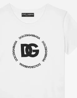 Jersey T-shirt with DG logo