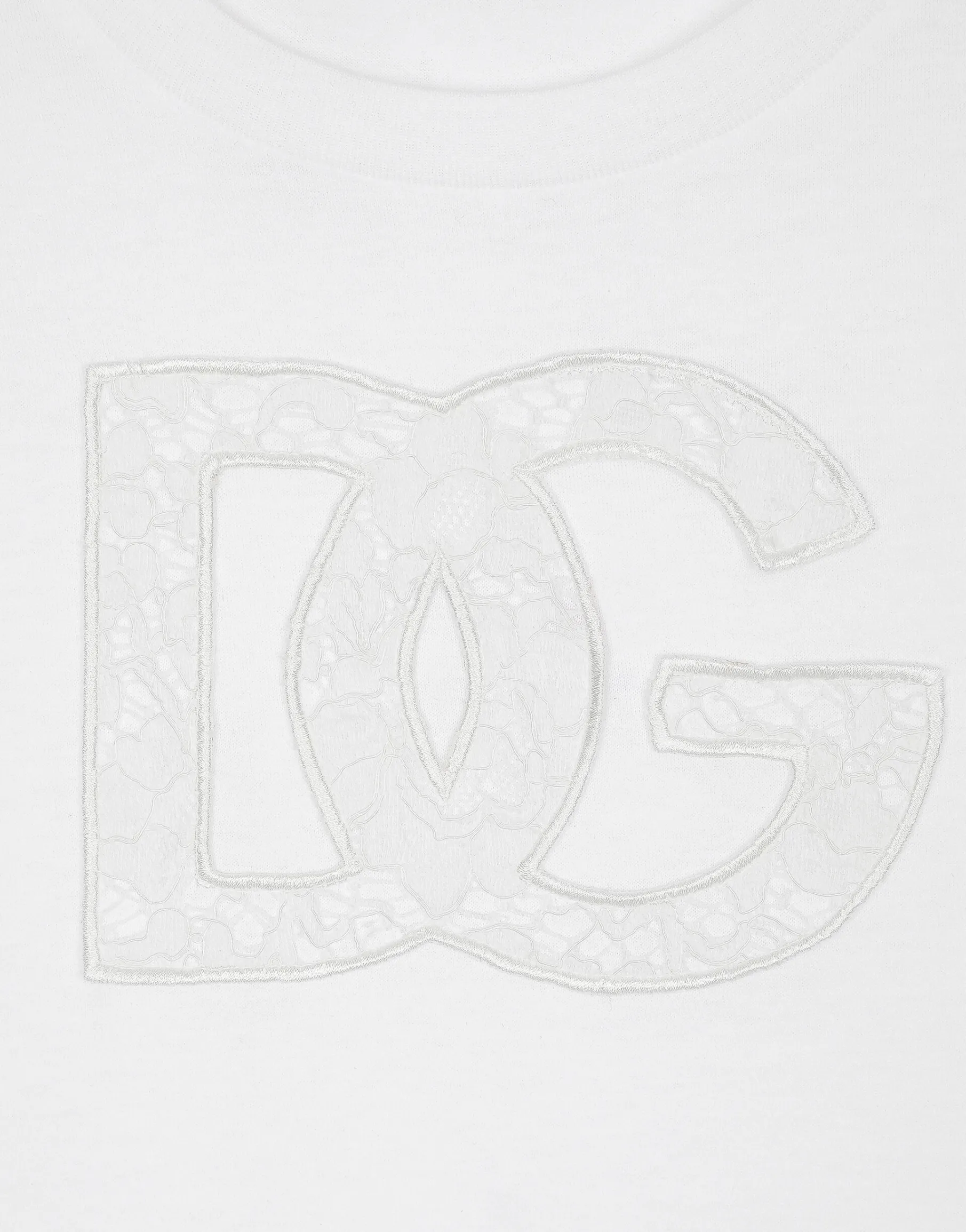 Jersey T-shirt with DG logo patch