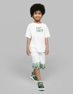 Jersey T-shirt with DG logo