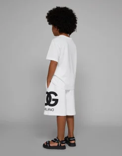 Jersey T-shirt with DG logo print