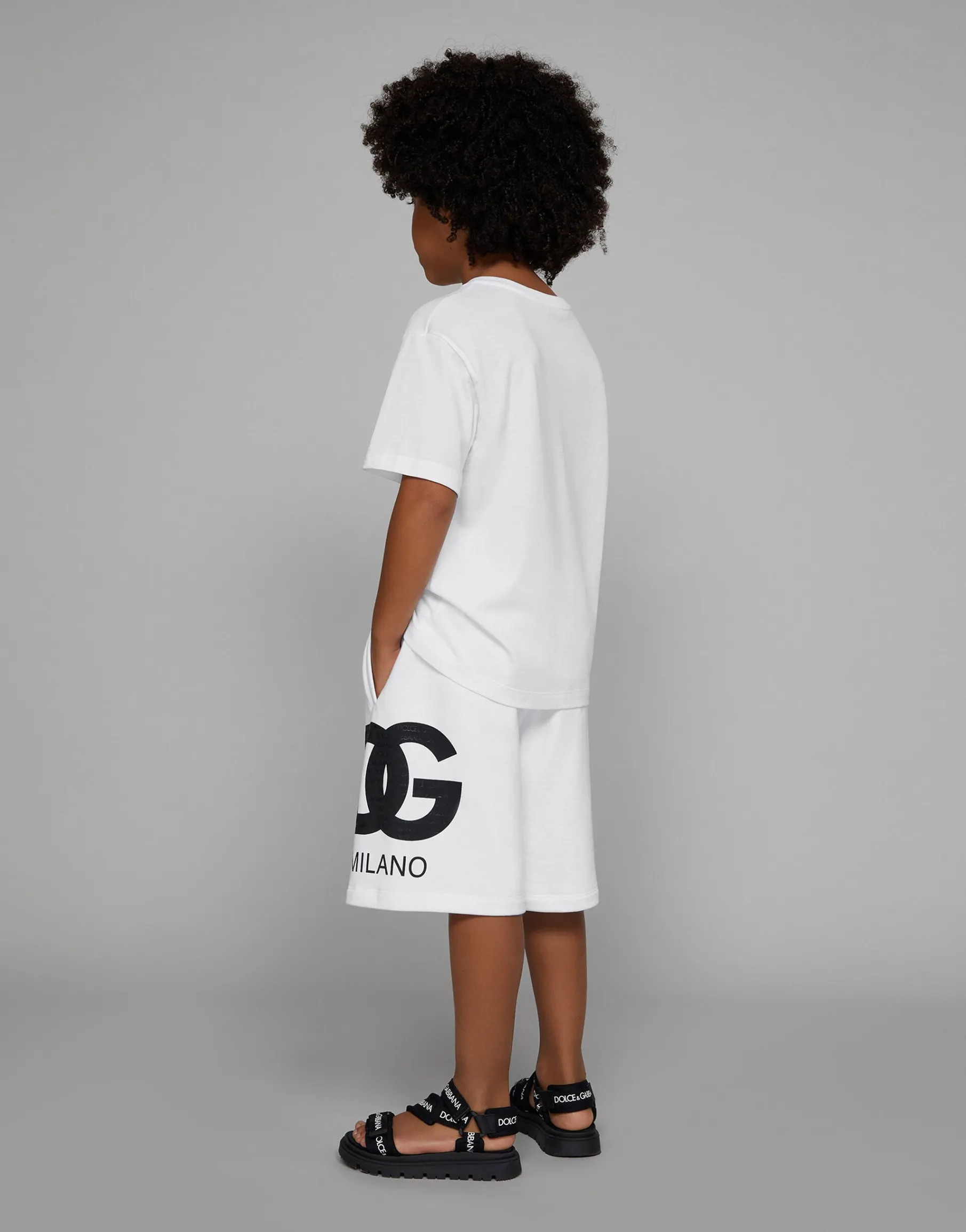 Jersey T-shirt with DG logo print