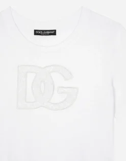 Jersey T-shirt with DG logo patch