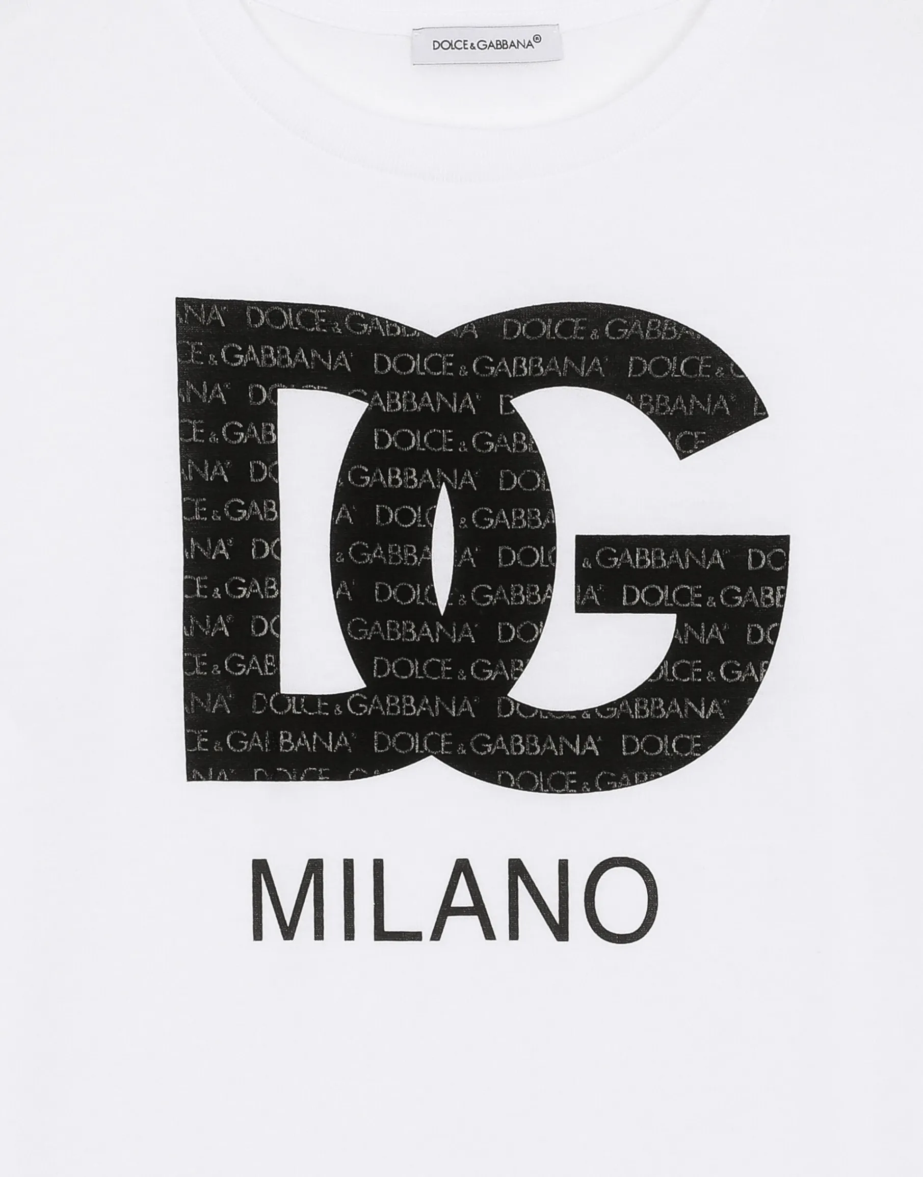 Jersey T-shirt with DG logo print