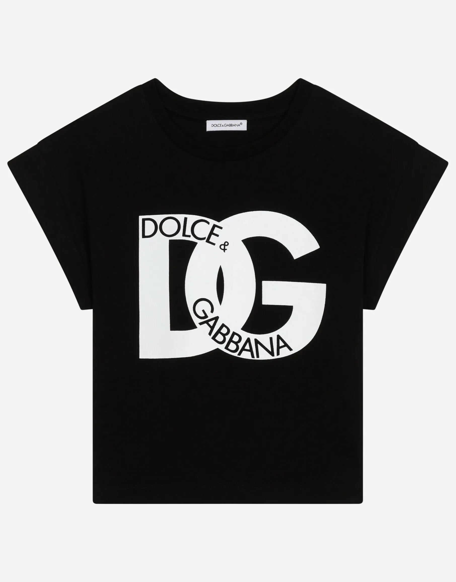 Jersey T-shirt with DG maxi-logo