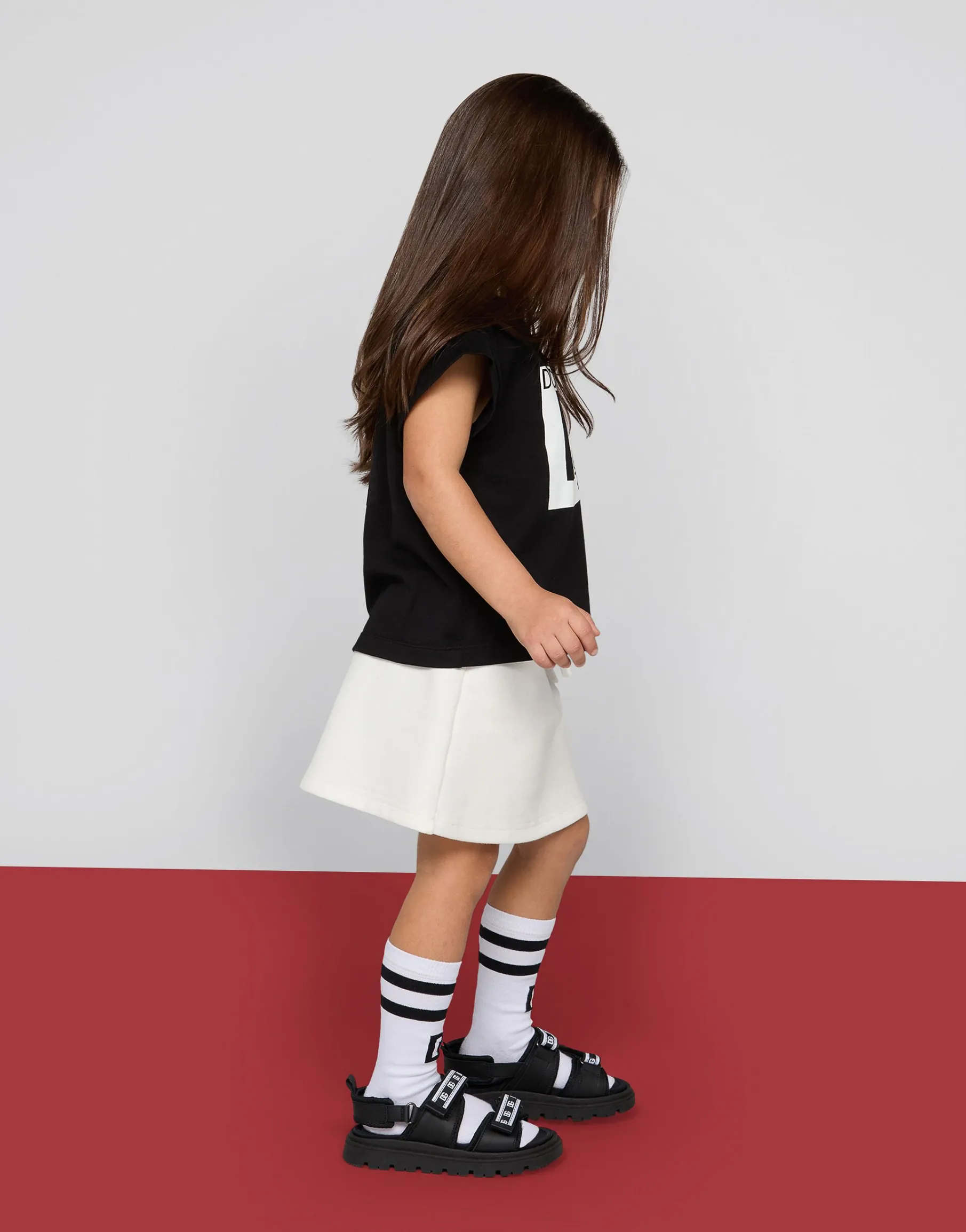Jersey T-shirt with DG maxi-logo