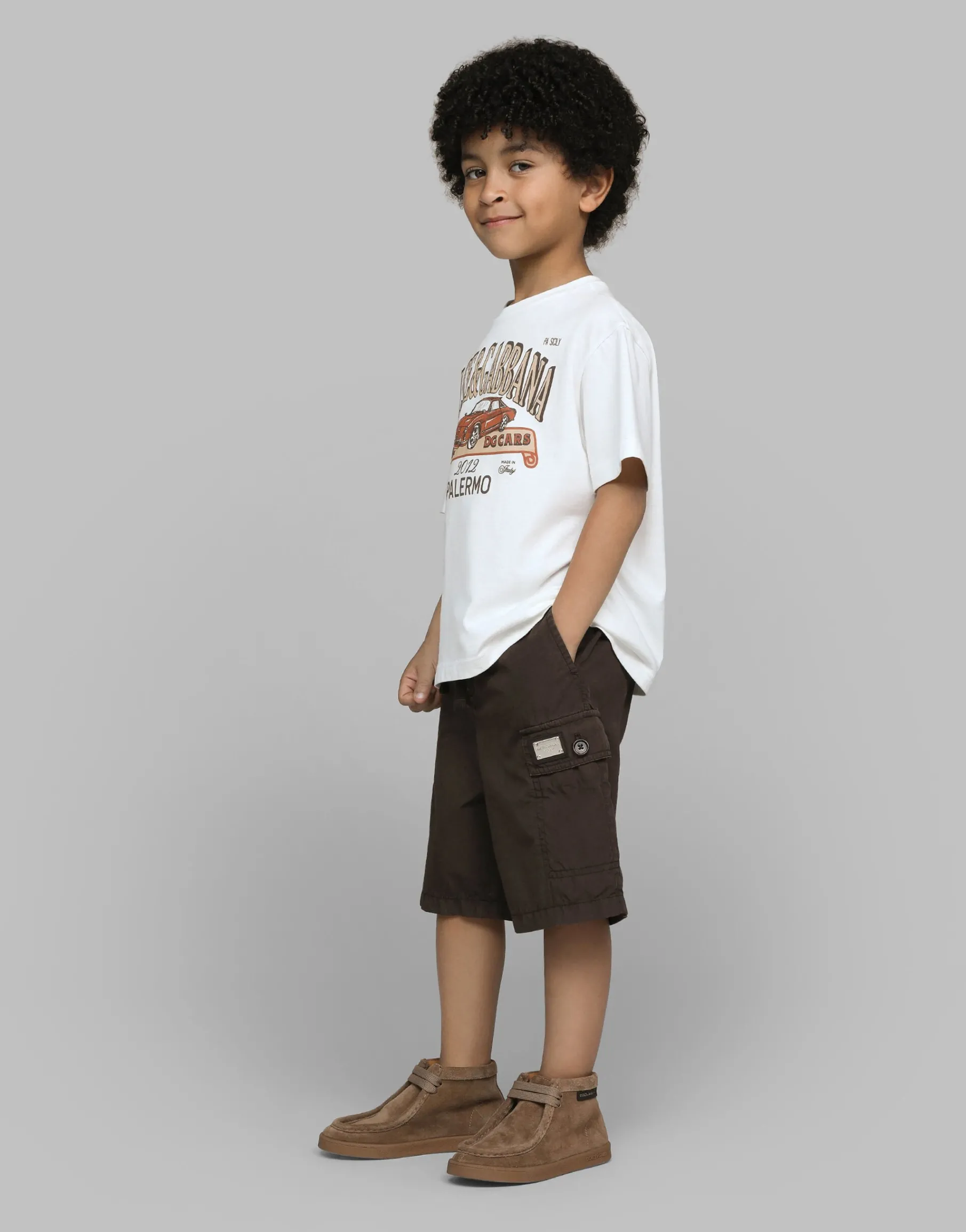 Jersey T-shirt with DG Palermo logo