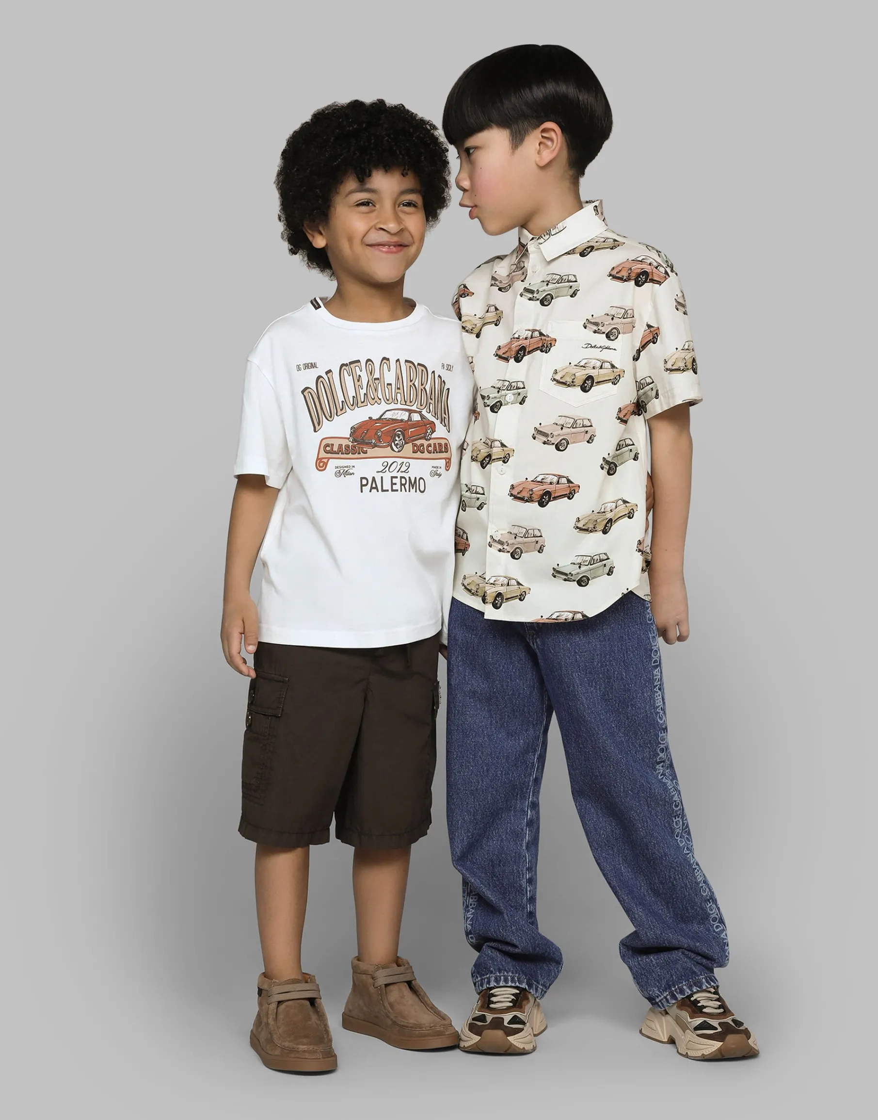 Jersey T-shirt with DG Palermo logo