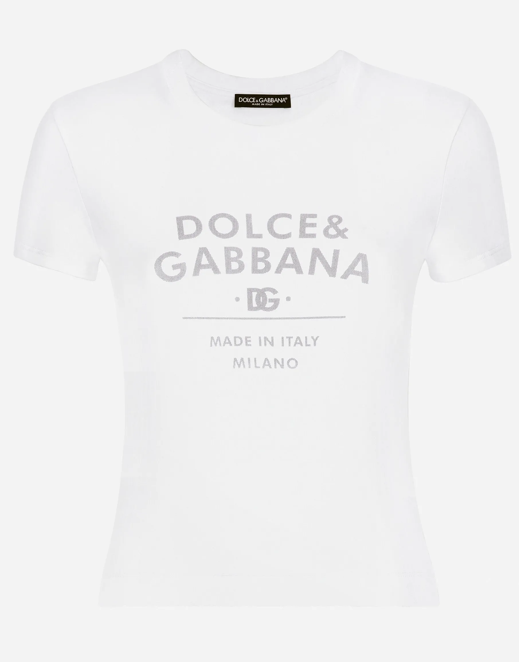 Jersey T-shirt with Dolce&Gabbana lettering