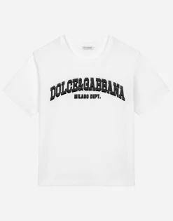 Jersey T-shirt with Dolce&Gabbana logo