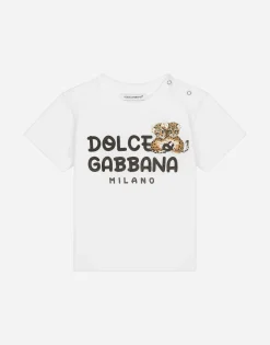 Jersey T-shirt with Dolce&Gabbana logo