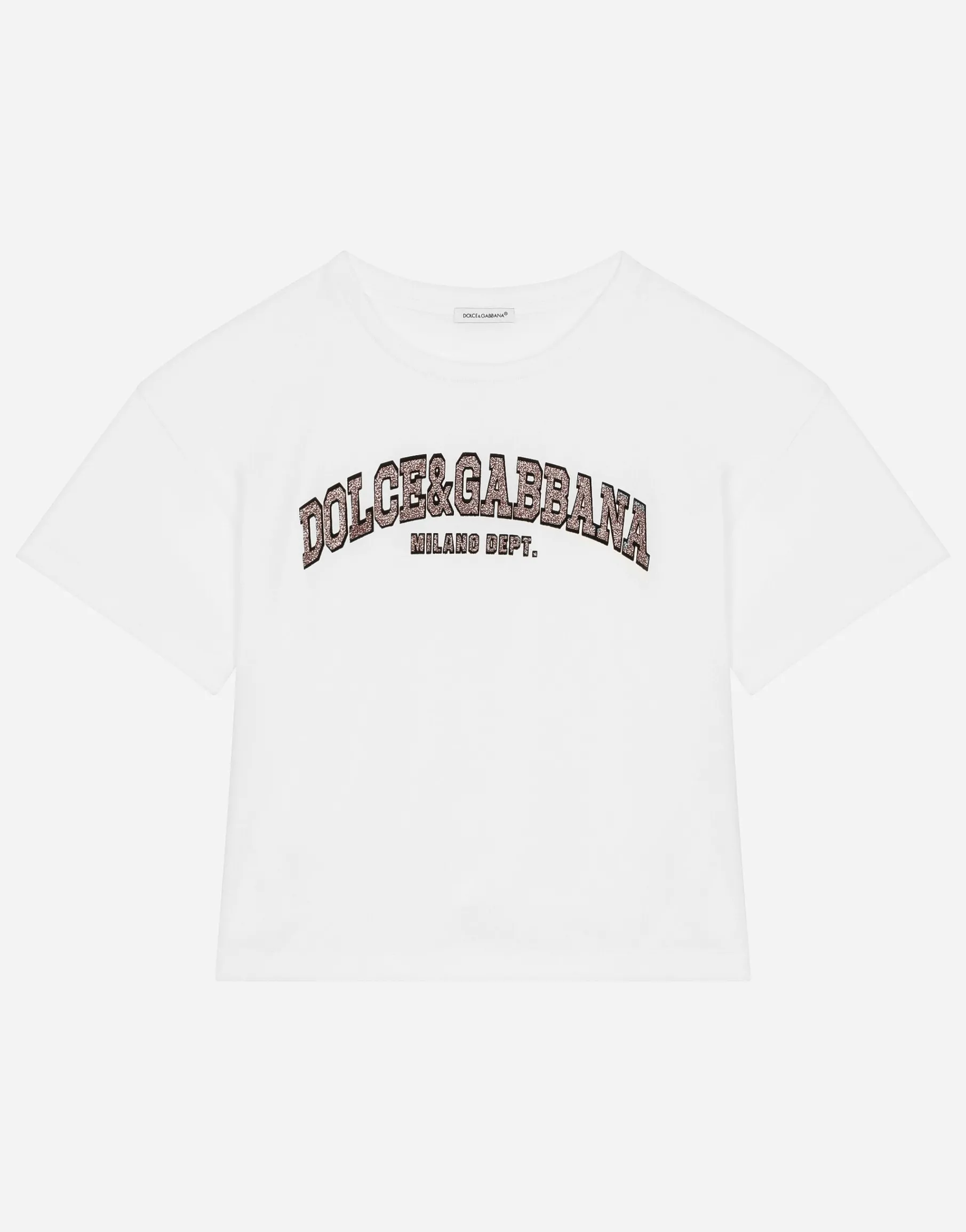 Jersey T-shirt with Dolce&Gabbana logo