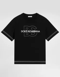 Jersey T-shirt with Dolce&Gabbana logo