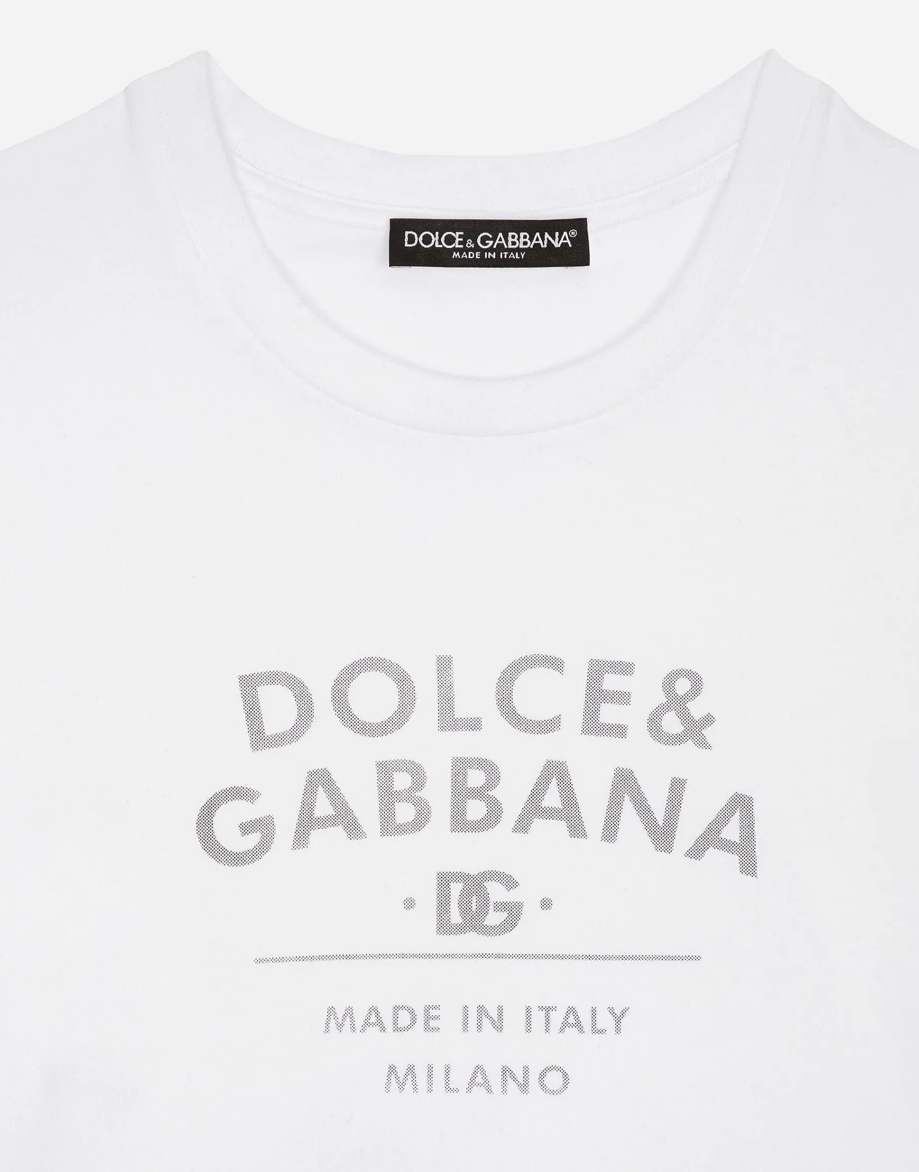 Jersey T-shirt with Dolce&Gabbana lettering