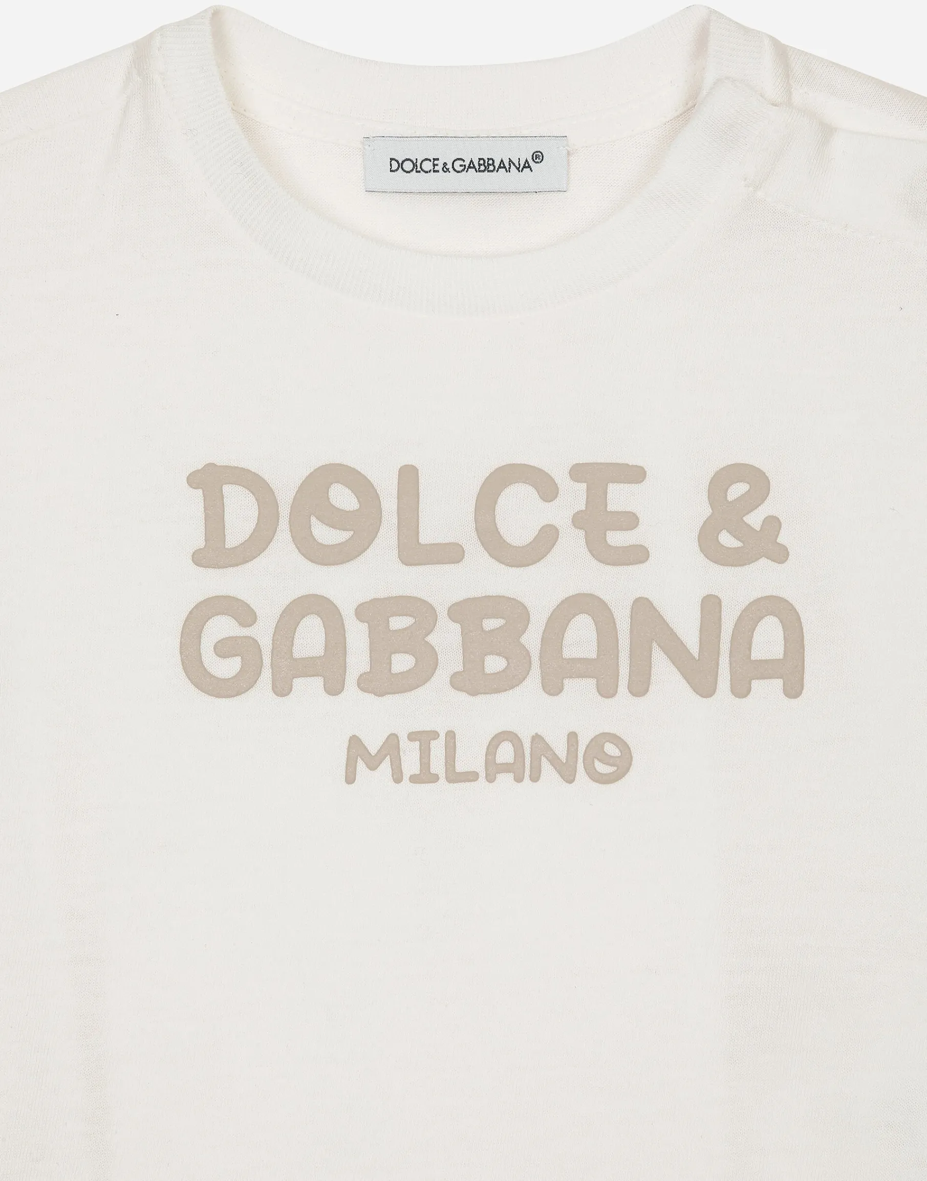 Jersey T-shirt with Dolce&Gabbana logo