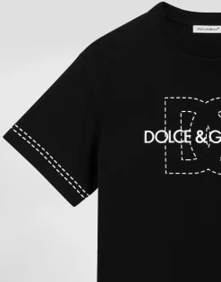 Jersey T-shirt with Dolce&Gabbana logo