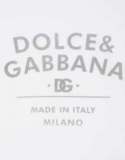 Jersey T-shirt with Dolce&Gabbana lettering