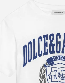 Jersey T-shirt with Dolce&Gabbana logo