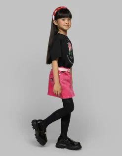 Jersey T-shirt with Dolce&Gabbana logo and rose