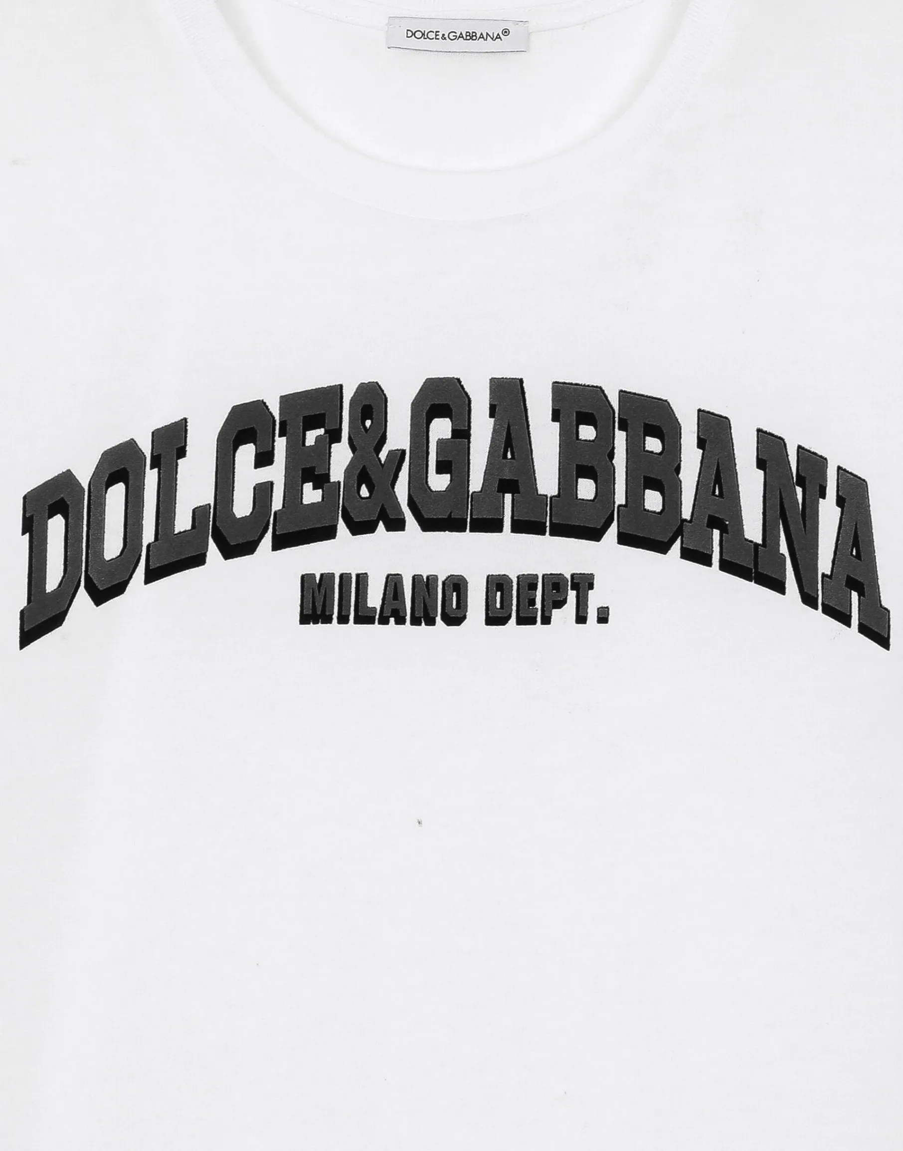 Jersey T-shirt with Dolce&Gabbana logo