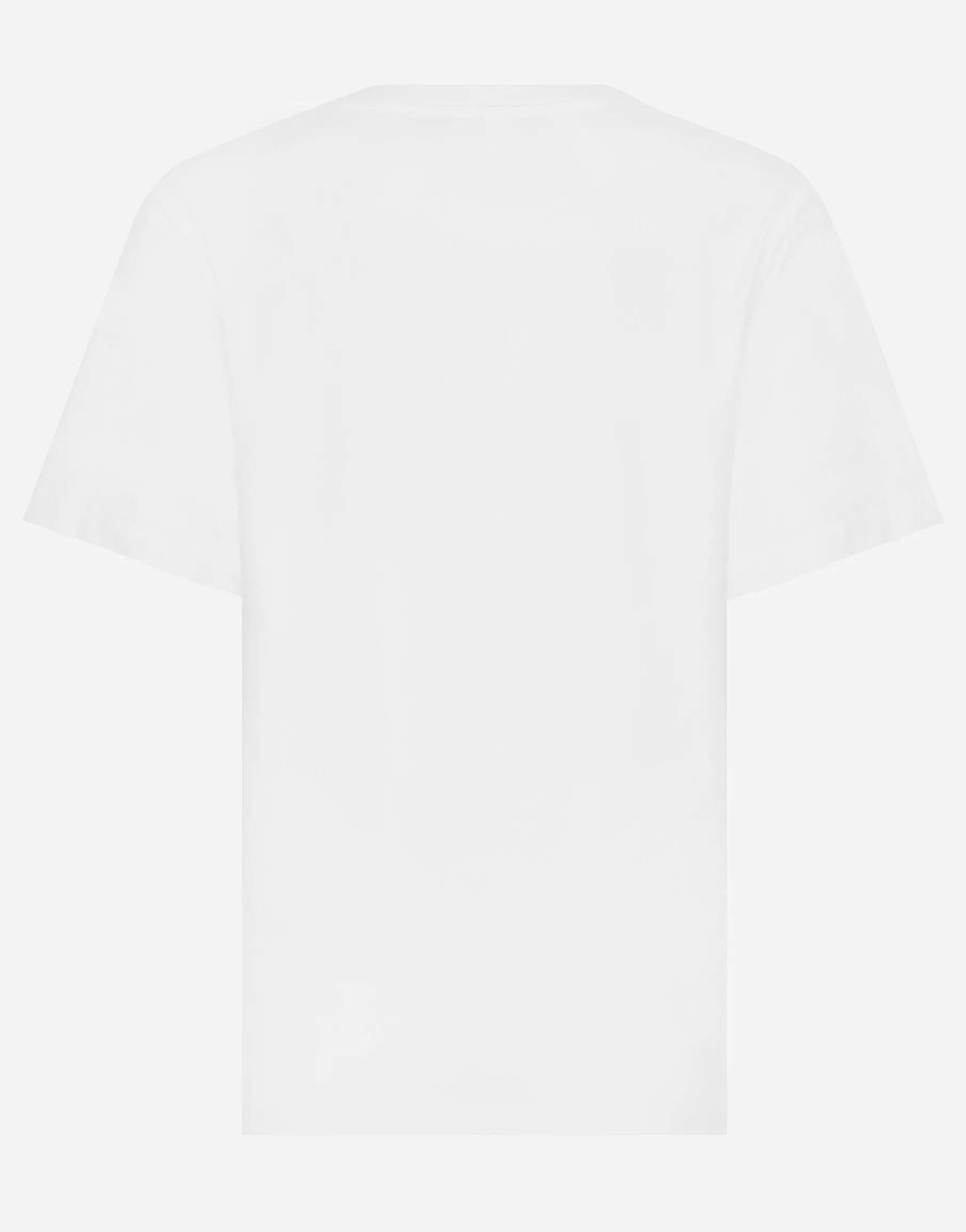 Jersey T-shirt with Dolce&Gabbana logo embroidery and lettering