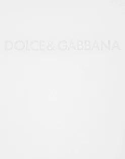 Jersey T-shirt with flocked Dolce&Gabbana detail