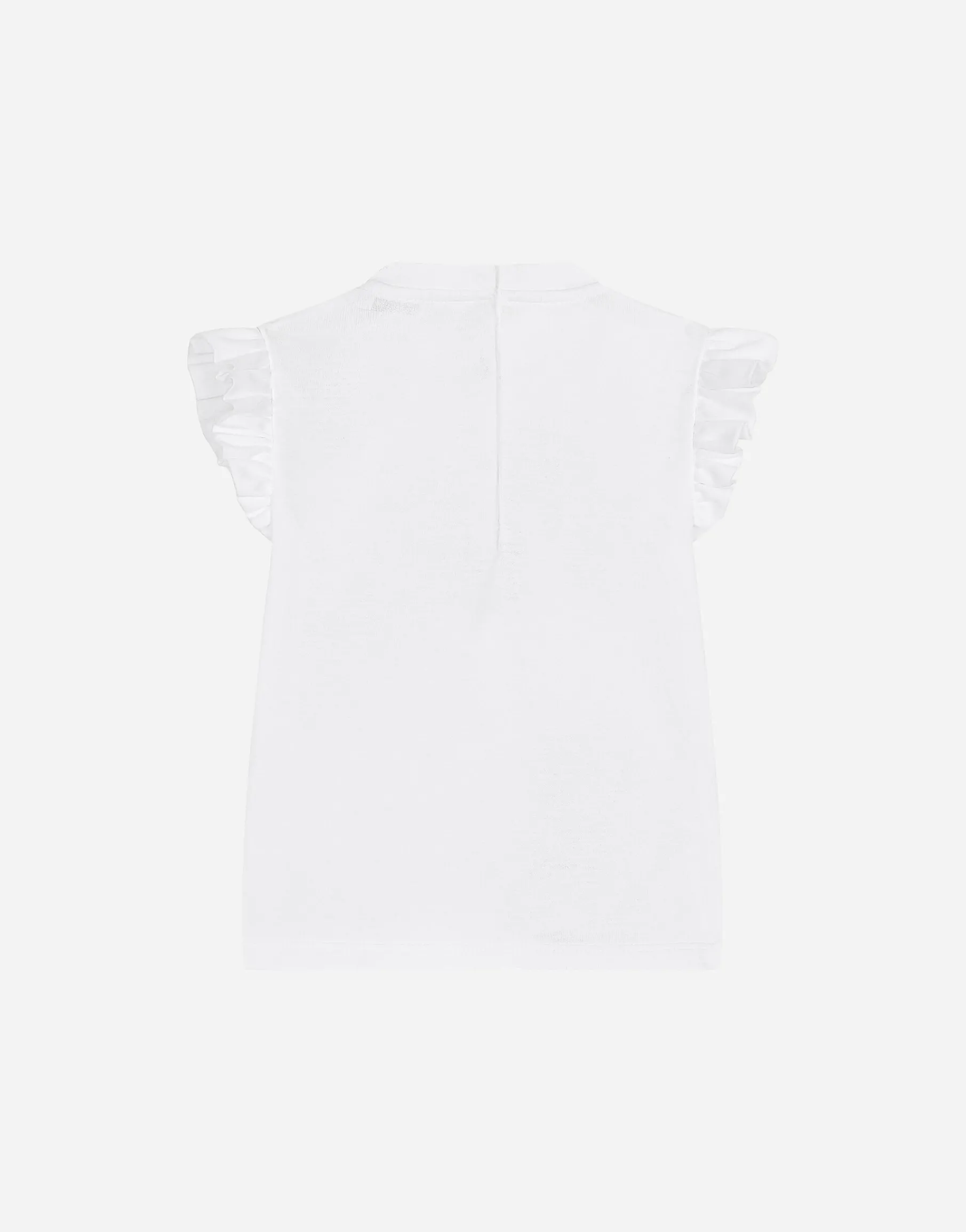 Jersey T-shirt with floral and DG logo print