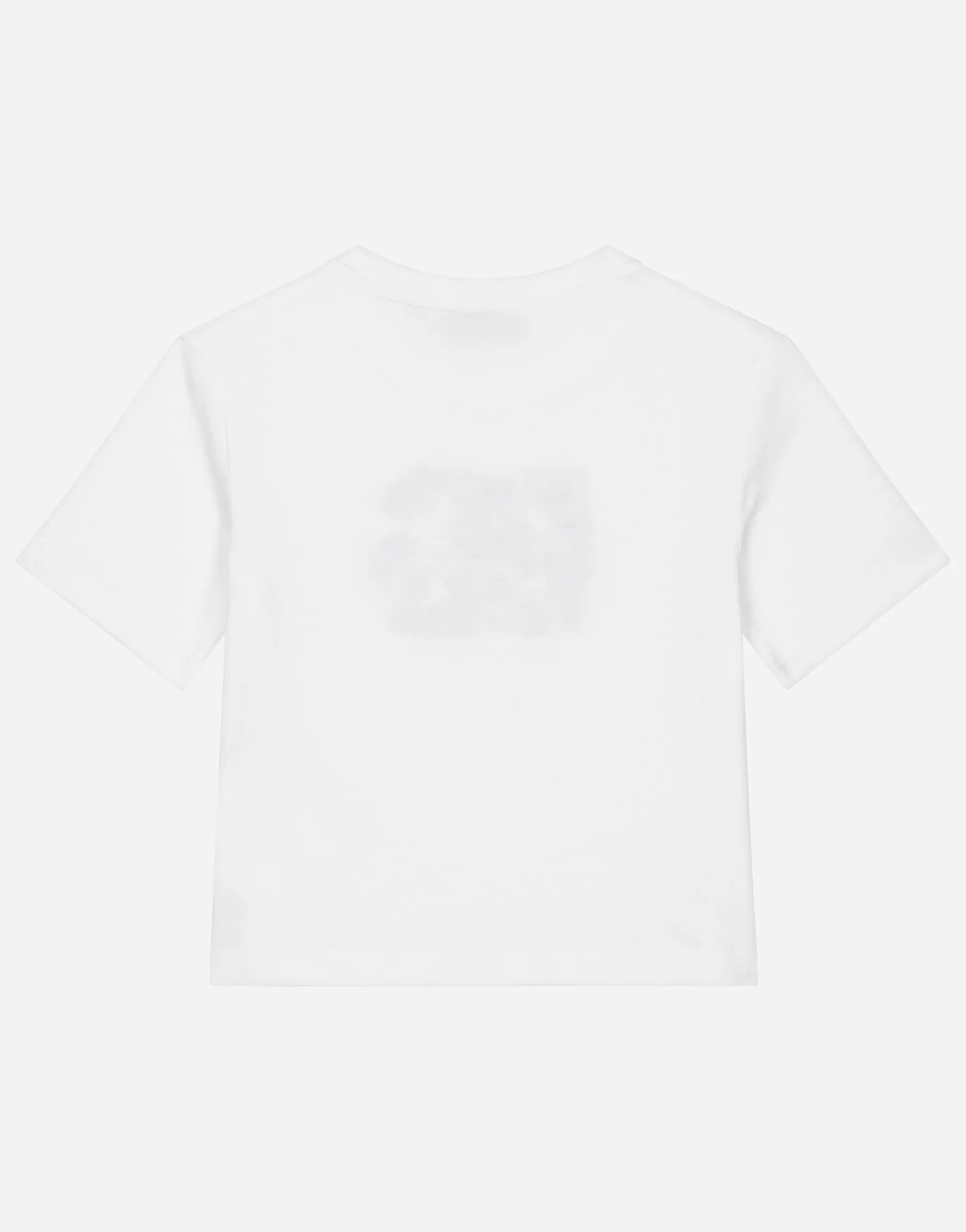 Jersey T-shirt with floral DG print