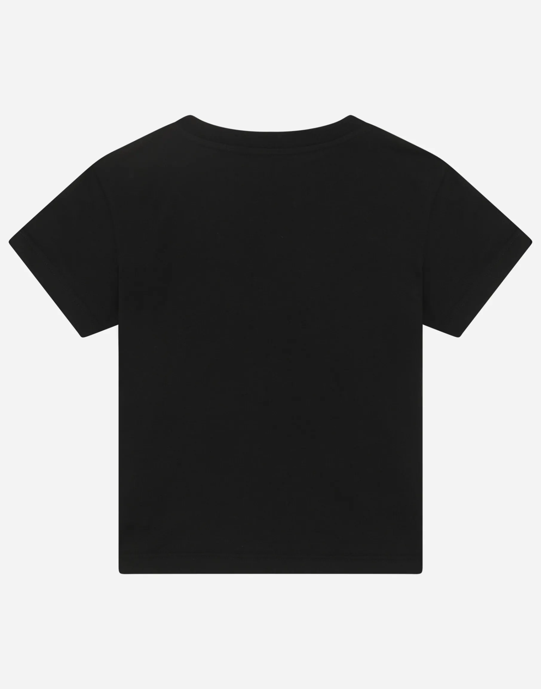 Jersey t-shirt with logo embroidery