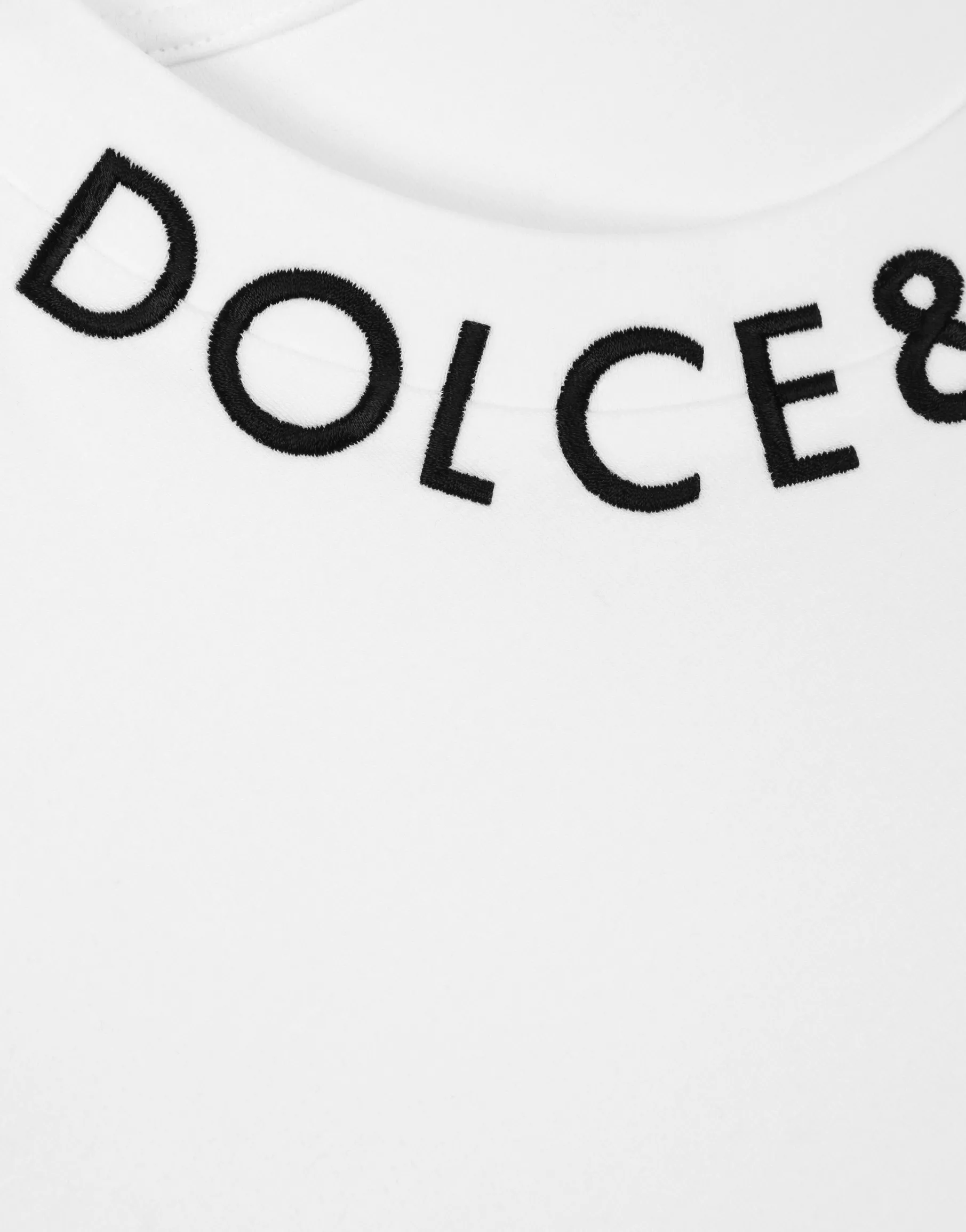 Jersey T-shirt with logo on neck