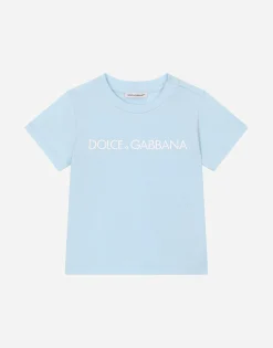 Jersey T-shirt with logo print
